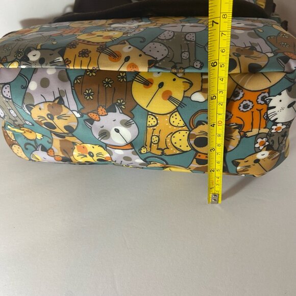 Dolly Club Cat Print Convertible Backpack / Crossbody / Tote Bag – Made in Taiwa - Picture 7 of 10